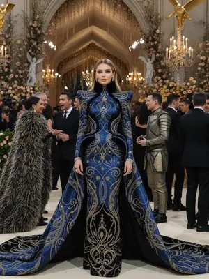 Модель на Met Gala