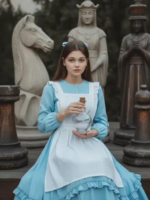 Женщина с бутылочкой