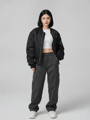Корейская модель в стиле K-pop