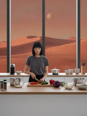 Кулинарный момент с красной планетой