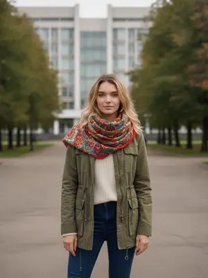 Женщина в Академгородке