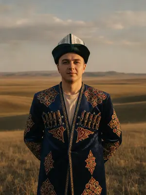 Мужчина в чапане