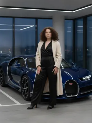 Модель у Bugatti