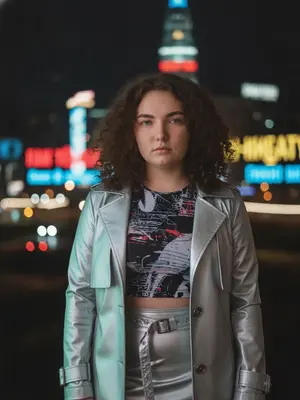 Неоновая женщина
