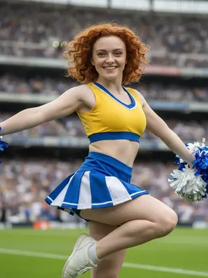 Cheerleader с улыбкой