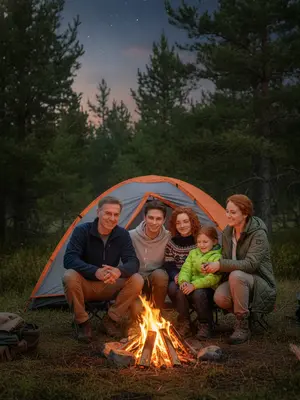 Семейный портрет на отдыхе
