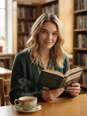 Учительница с книгой