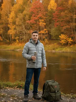 Мужчина у реки