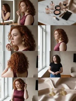 Элегантный модельный портрет