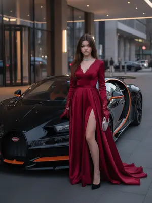 Модель у Bugatti