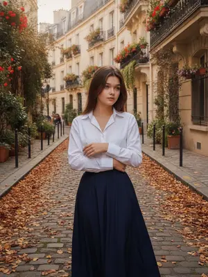 Осенняя прогулка в Париже