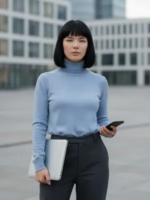 Деловая женщина в офисе