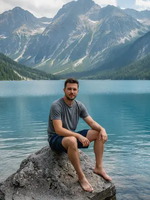 Мужчина у воды