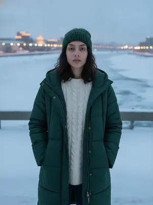 Зима на мосту