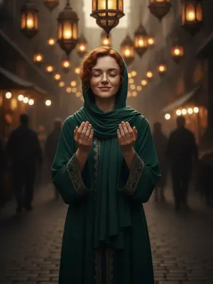 Модель в молитве