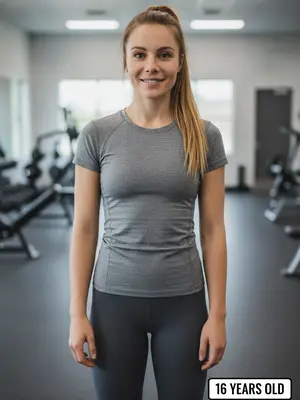 Модель в 16 лет
