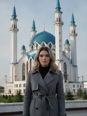 Женщина в пальто