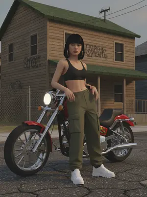 Персонаж в стиле GTA