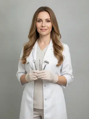 Косметолог в халате