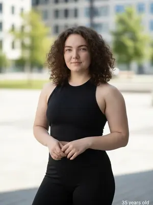 Модель в 35 лет