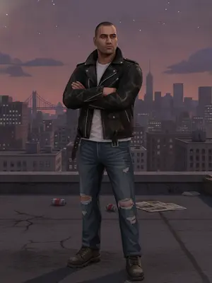 Персонаж в стиле GTA