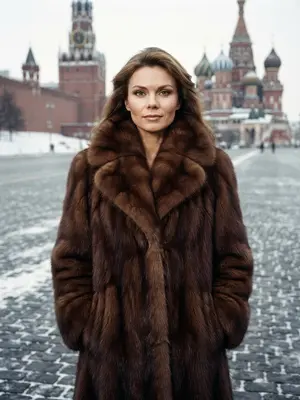 Женщина в шубе