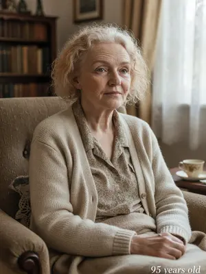 Портрет 95-летнего человека