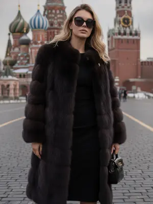 Женщина на Красной площади