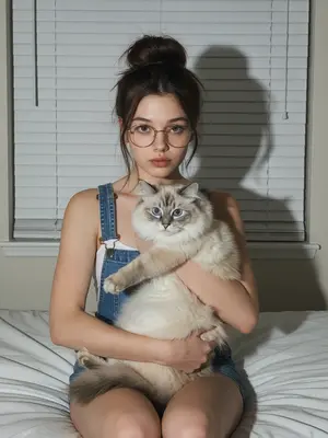 Портрет с котом