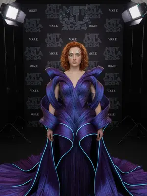 Модель на Met Gala