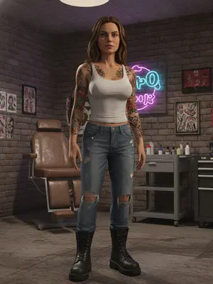 Персонаж в стиле GTA