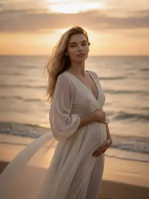 Женщина на пляже