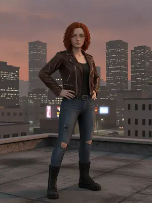Персонаж в стиле GTA