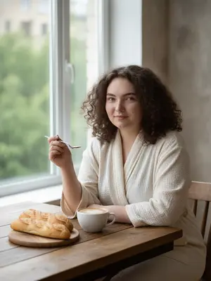 Утро с латте