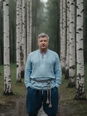 Юноша в косоворотке