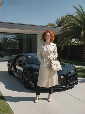 Модель у Bugatti