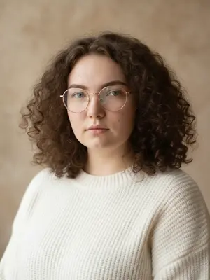 Портрет с золотыми очками