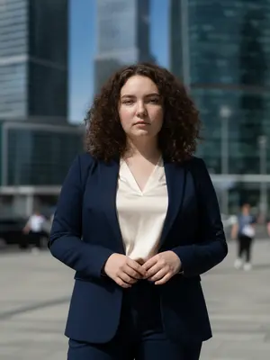 Женщина в деловом костюме