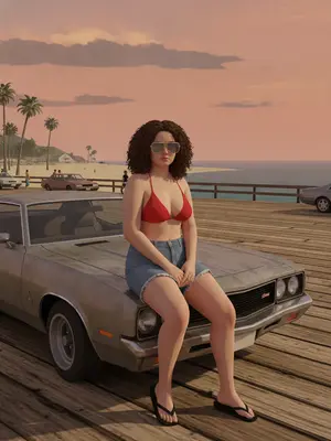 Модель в стиле GTA