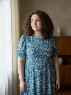 Нежный портрет модели