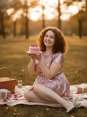 Праздничный торт с моделью