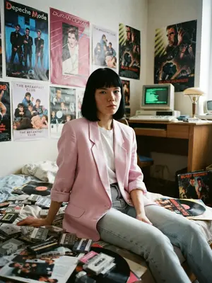 Ретро фото в стиле 80-х