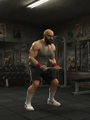 Спортсмен в стиле GTA